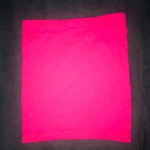 TUBE TOP!! BRIGHT PINK